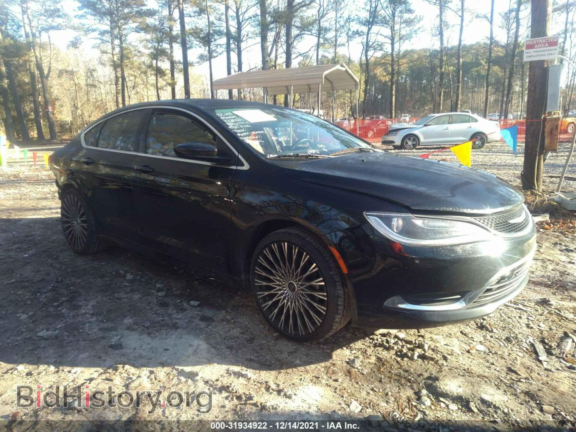 Photo 1C3CCCAB6FN527059 - CHRYSLER 200 2015