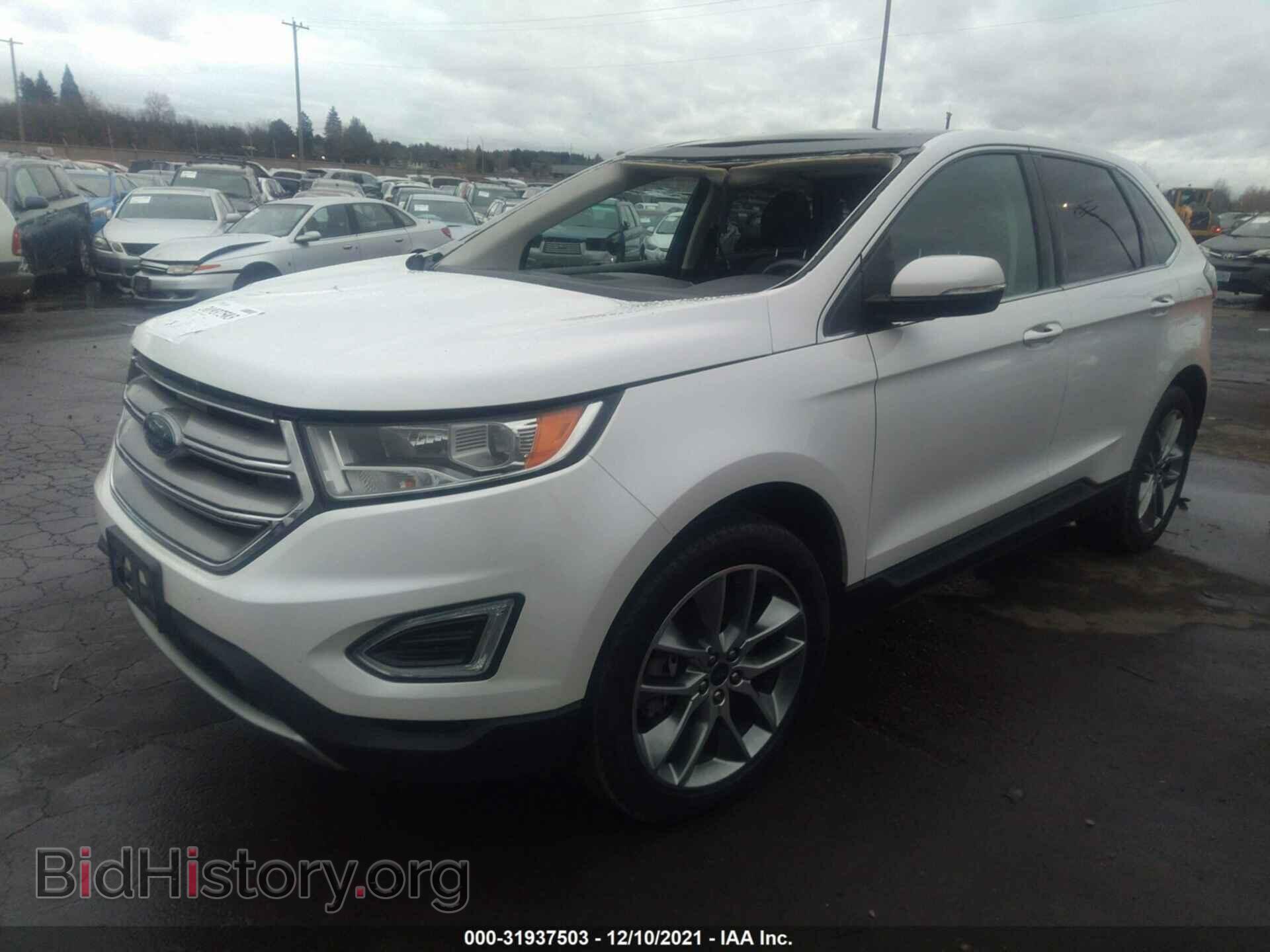2015 FORD EDGE - VIN: 2FMTK4K91FBB77962 - Photo 2
