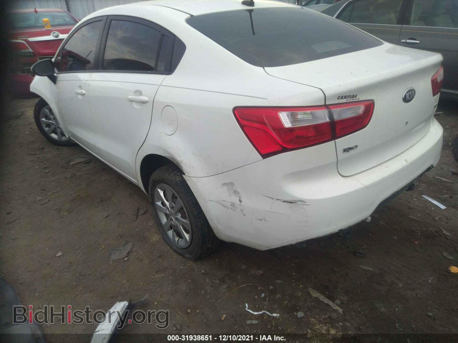 2013 KIA RIO - VIN: KNADM4A32D6236882 - Фото 3