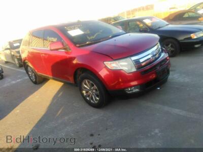 2008 Ford EDGE Limited, красный — VIN 2FMDK39C58BB08050, IAAI