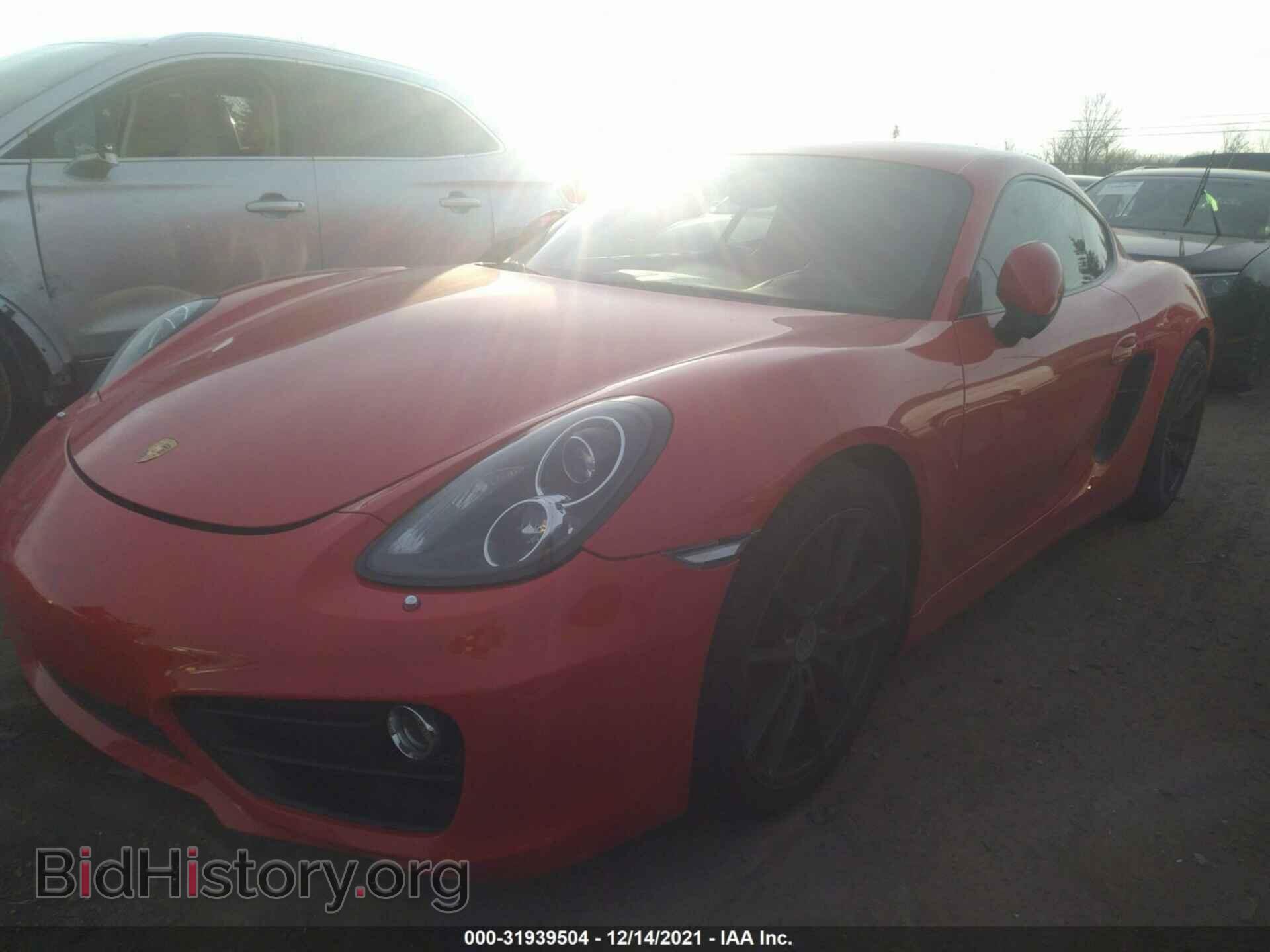 2014 PORSCHE CAYMAN - VIN: WP0AB2A80EK191848 - Фото 2