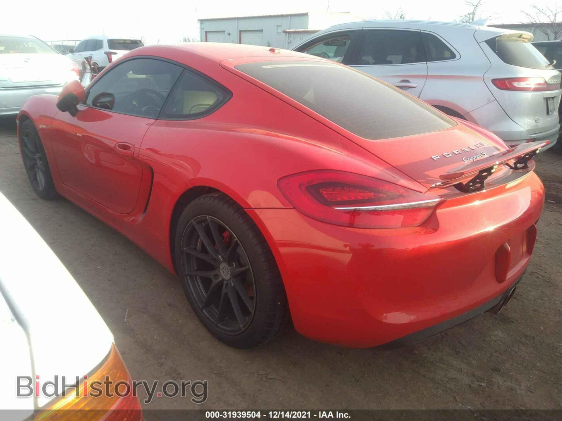 2014 PORSCHE CAYMAN - VIN: WP0AB2A80EK191848 - Фото 3