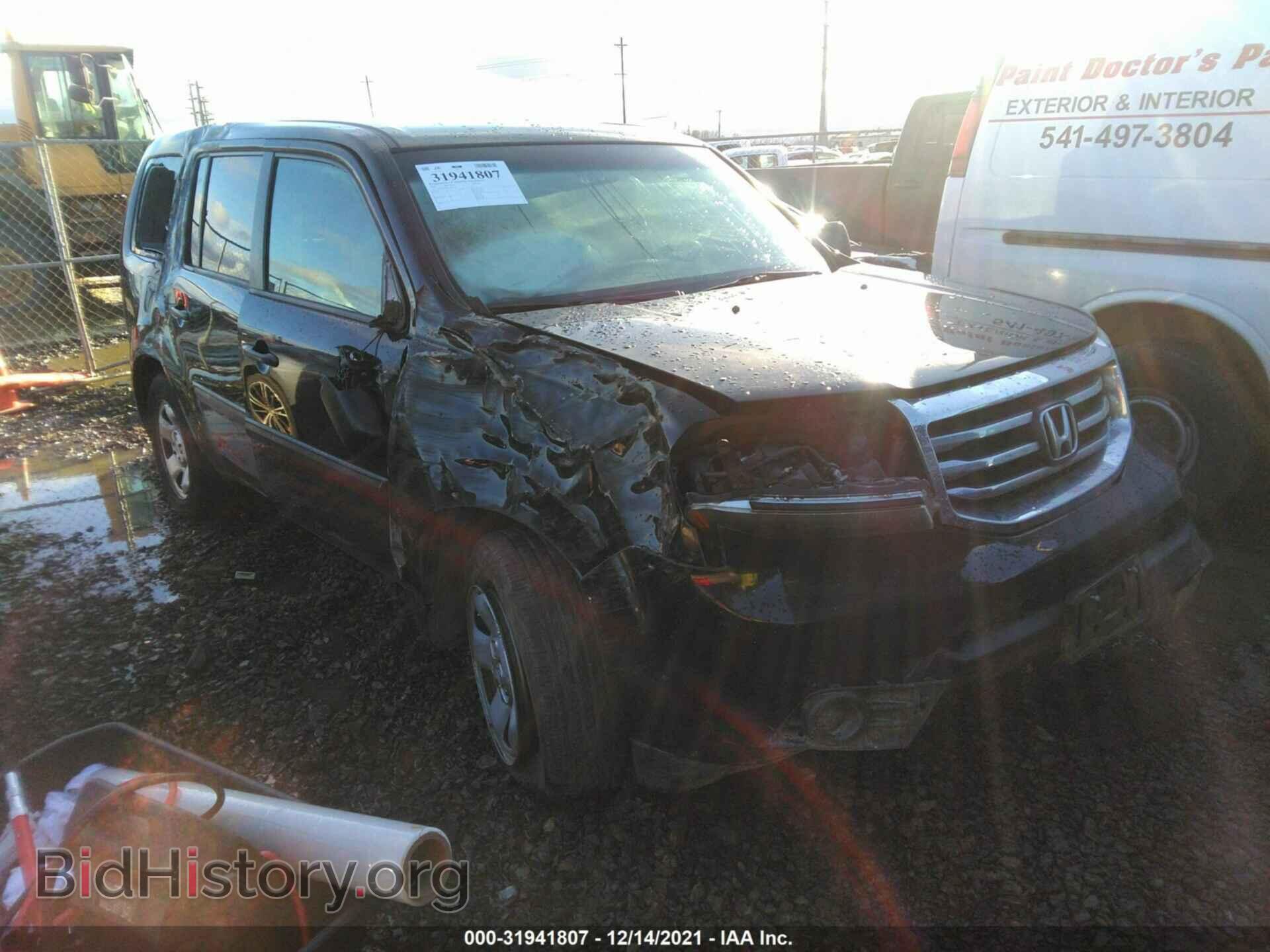 Фотография 5FNYF4H28CB013230 - HONDA PILOT 2012