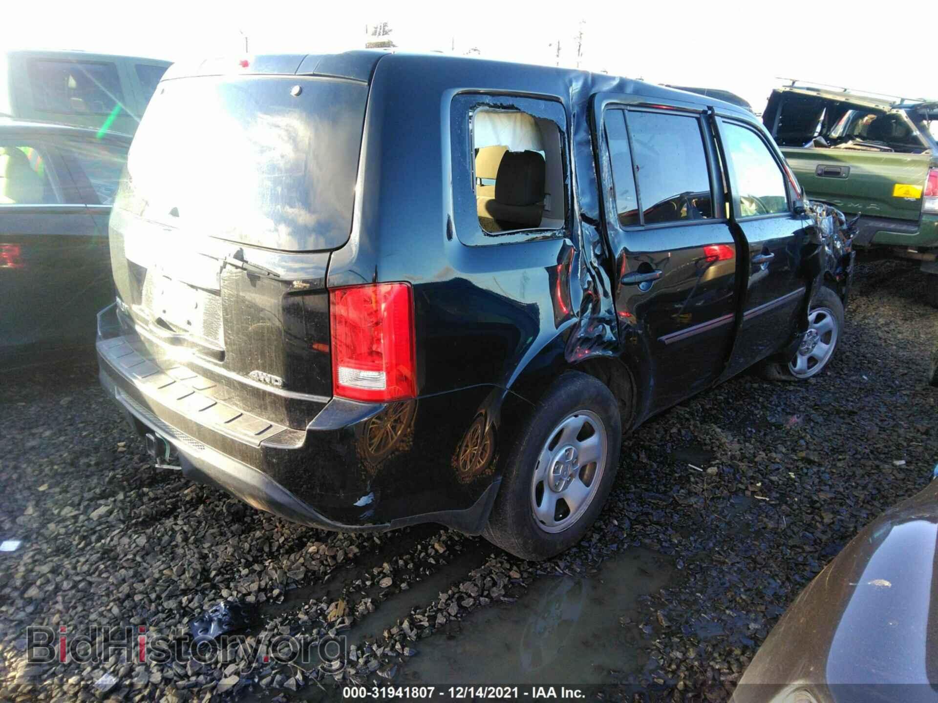 2012 HONDA PILOT - VIN: 5FNYF4H28CB013230 - Фото 4