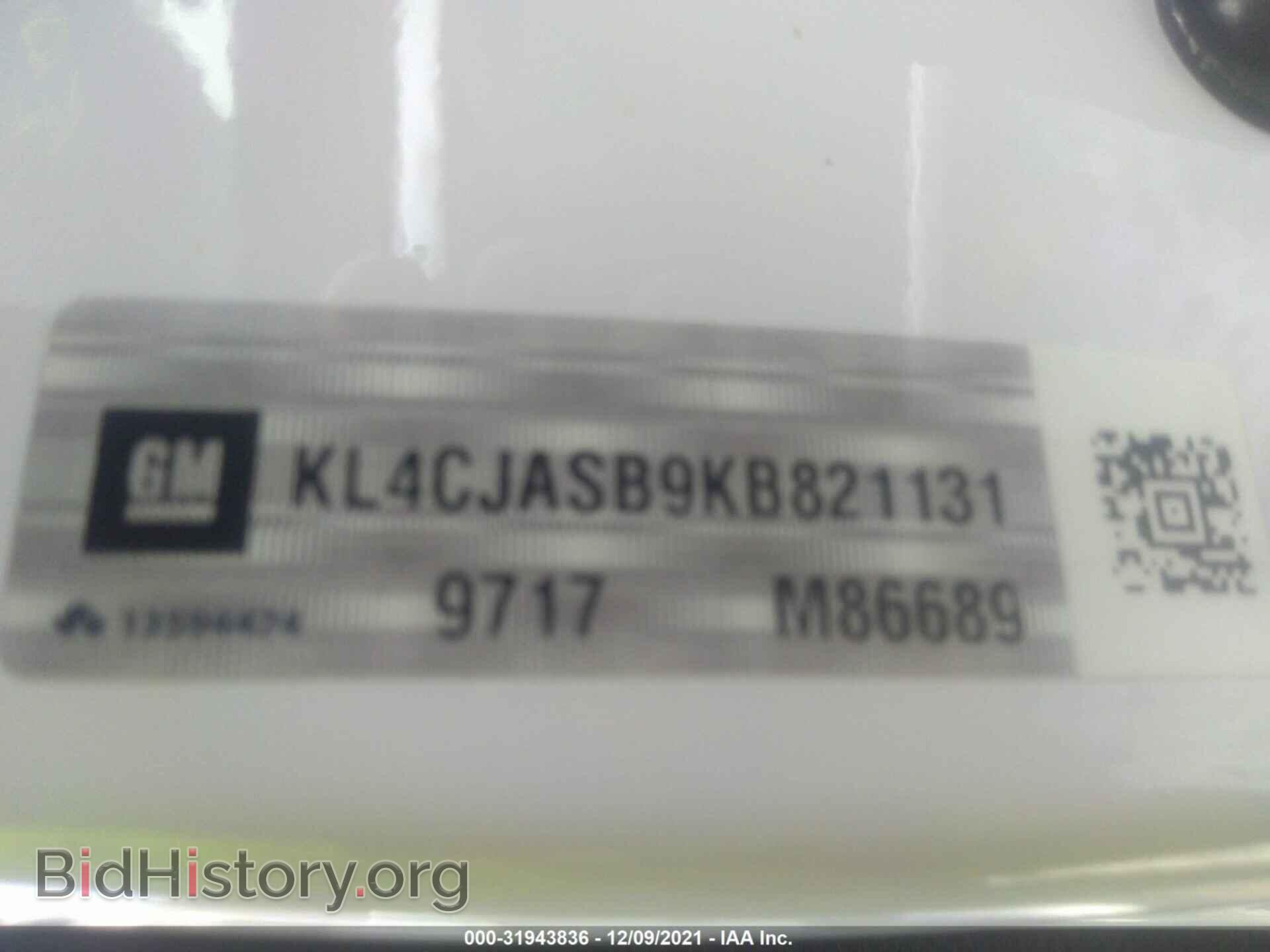 2019 BUICK ENCORE - VIN: KL4CJASB9KB821131 - Фото 9