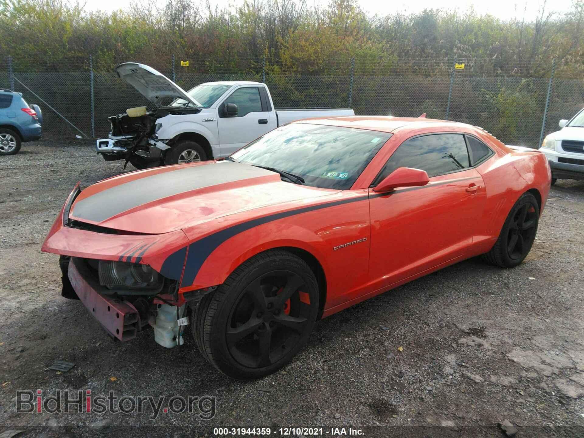 2013 CHEVROLET CAMARO - VIN: 2G1FC1E32D9171962 - Фото 2
