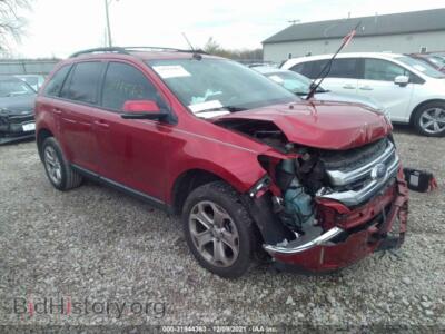 2012 Ford EDGE SEL, красный — VIN 2FMDK3JC2CBA86741, IAAI