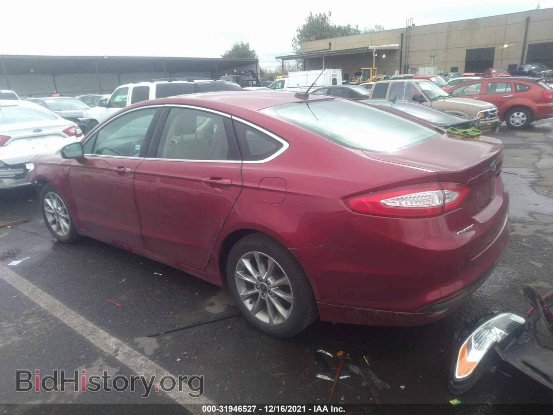 2015 FORD FUSION - VIN: 3FA6P0HD8FR139028 - Фото 3