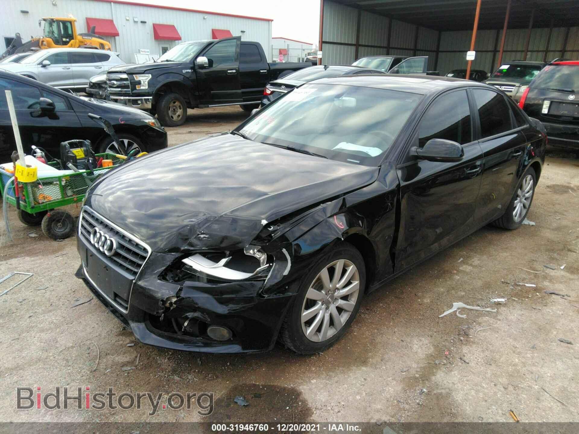 2012 AUDI A4 - VIN: WAUAFAFL5CN000736 - Фото 2