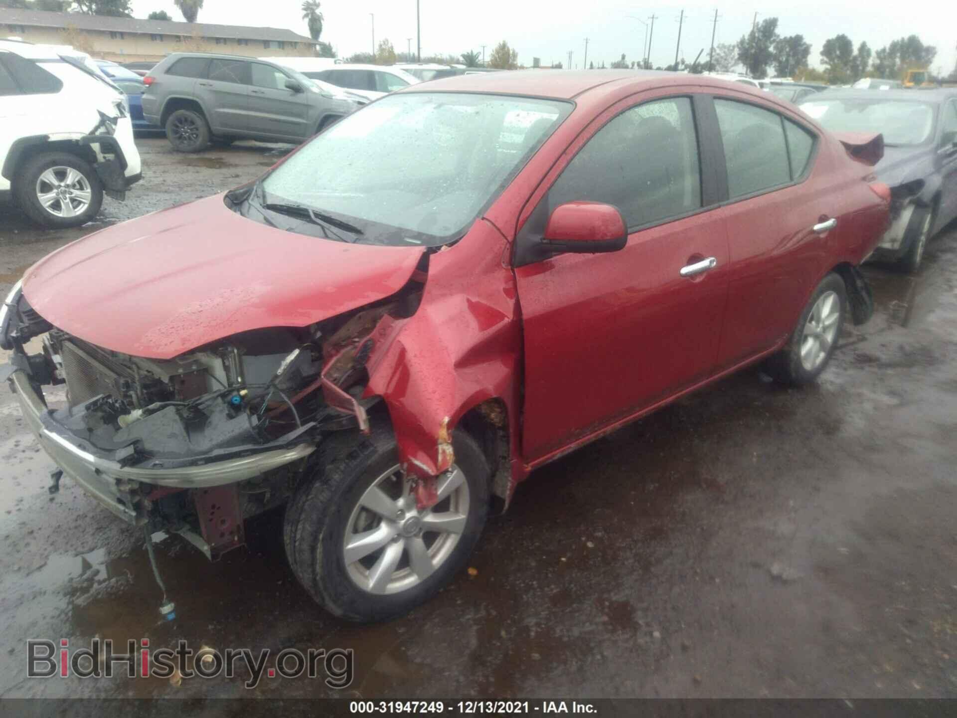 2012 NISSAN VERSA - VIN: 3N1CN7APXCL907058 - Фото 2