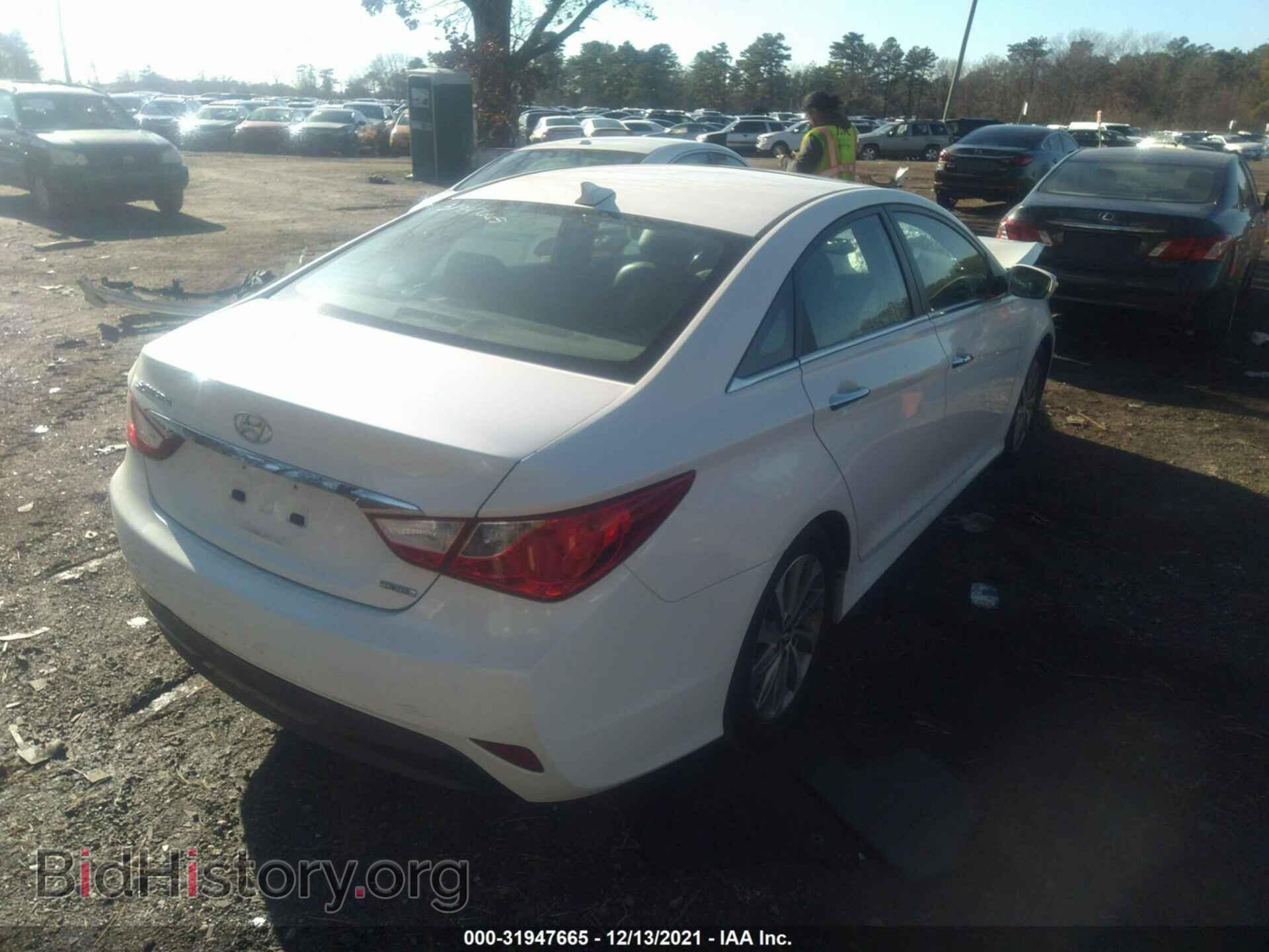 2014 HYUNDAI SONATA - VIN: 5NPEC4AC2EH850686 - Фото 4