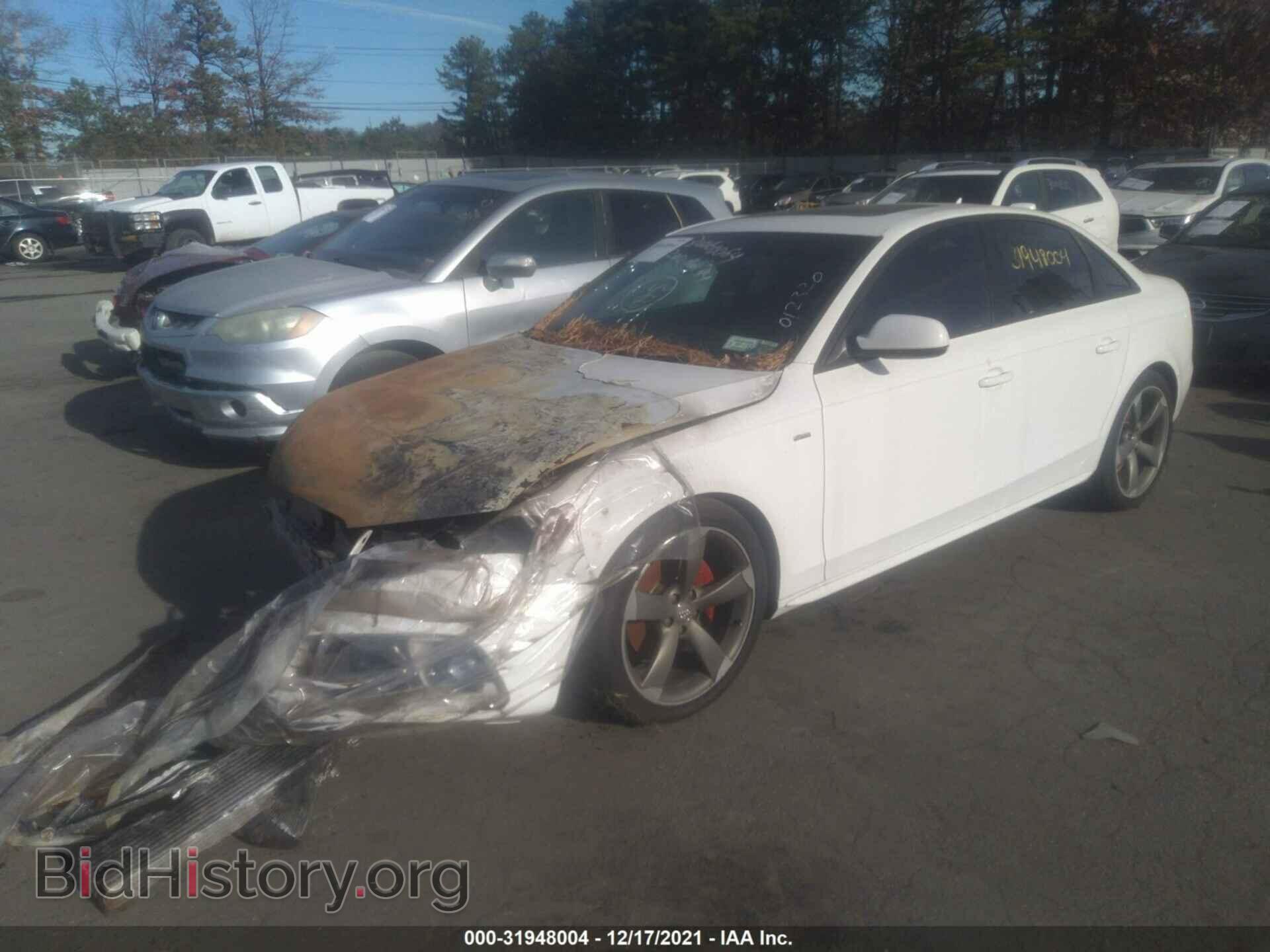 2012 AUDI A4 - VIN: WAUKFAFL6CN012320 - Фото 2