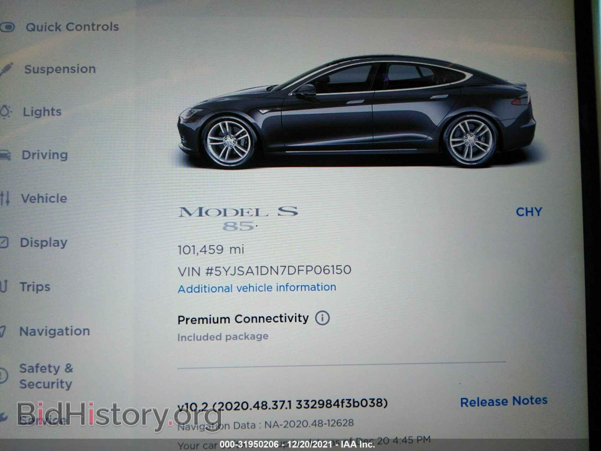 2013 TESLA MODEL S - VIN: 5YJSA1DN7DFP06150 - Photo 7