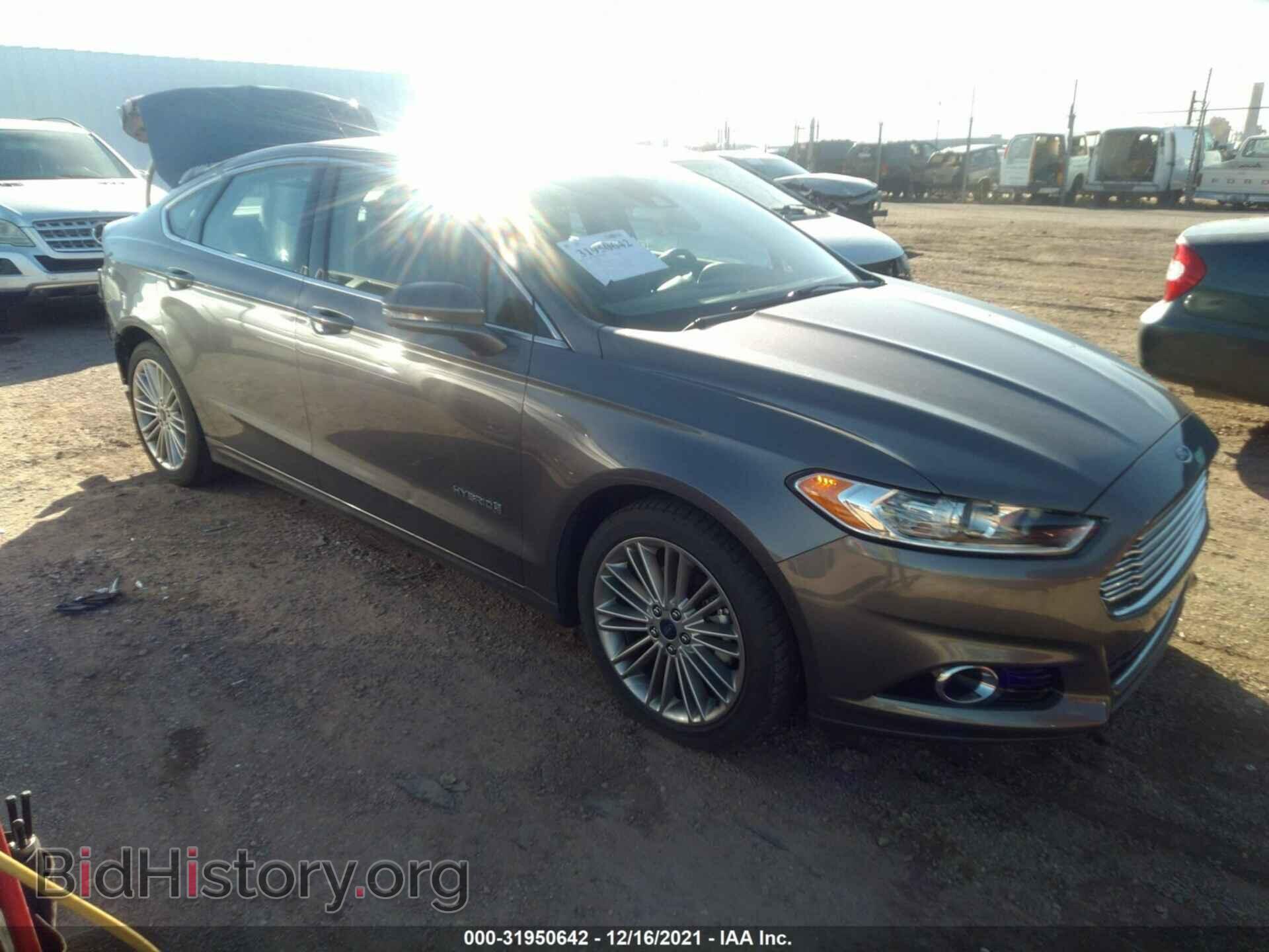 Photo 3FA6P0LU2ER378550 - FORD FUSION 2014