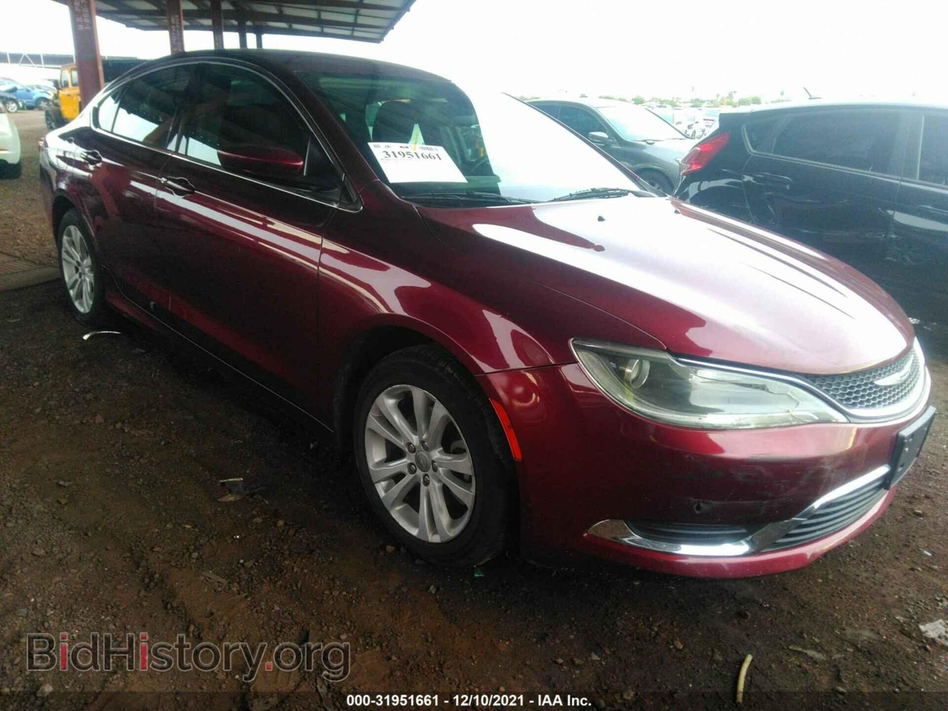 Фотография 1C3CCCAB6GN155238 - CHRYSLER 200 2016