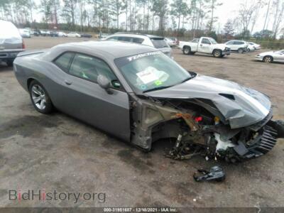 2019 Dodge CHALLENGER SXT, серый — VIN 2C3CDZAG1KH534662, IAAI
