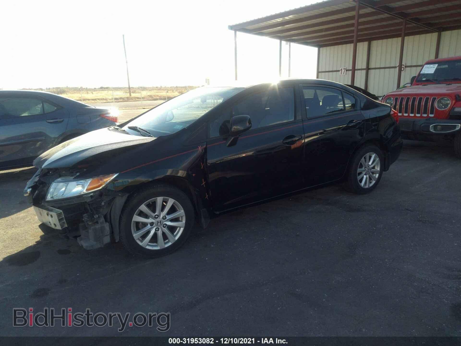 2012 HONDA CIVIC SDN - VIN: 19XFB2F80CE009760 - Фото 2