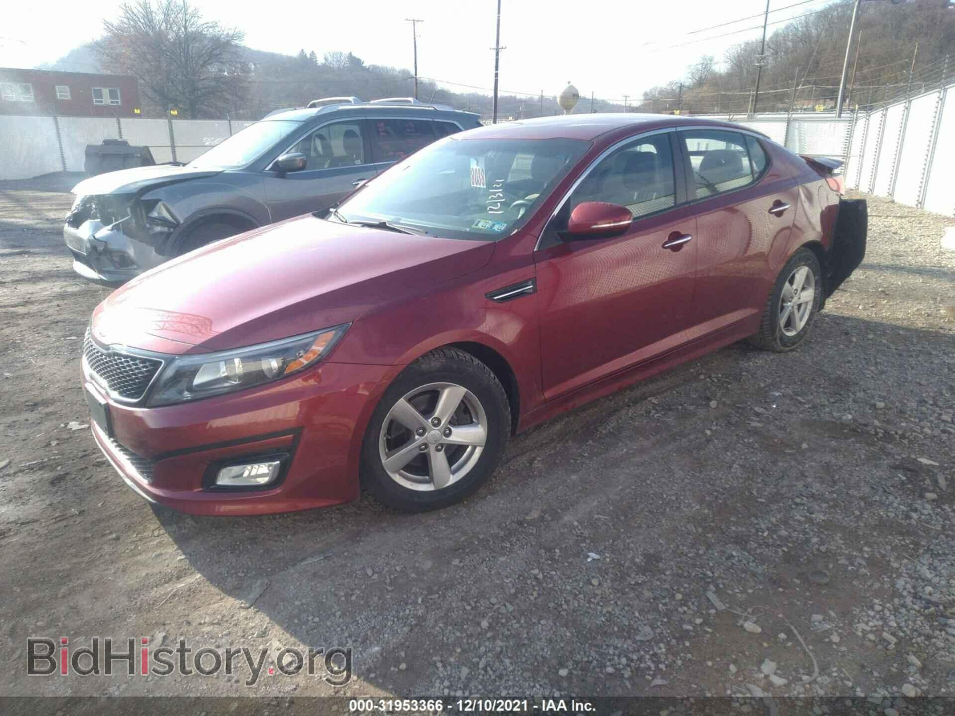 2015 KIA OPTIMA - VIN: 5XXGM4A74FG478046 - Фото 2