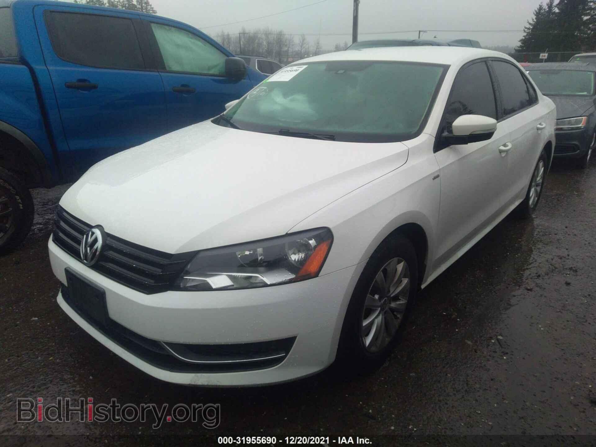2014 VOLKSWAGEN PASSAT - VIN: 1VWAP7A3XEC020776 - Фото 2