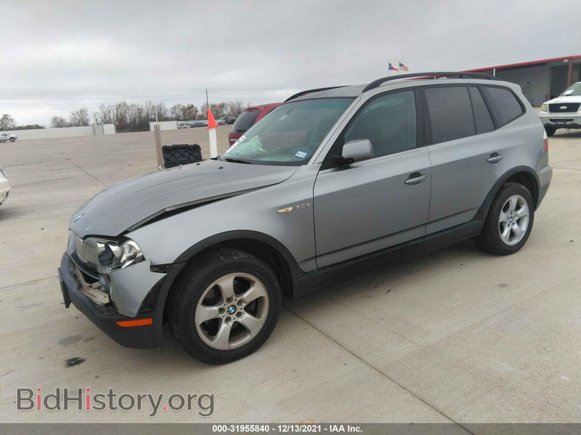 2007 BMW X3 - VIN: WBXPC93467WF10357 - Фото 2