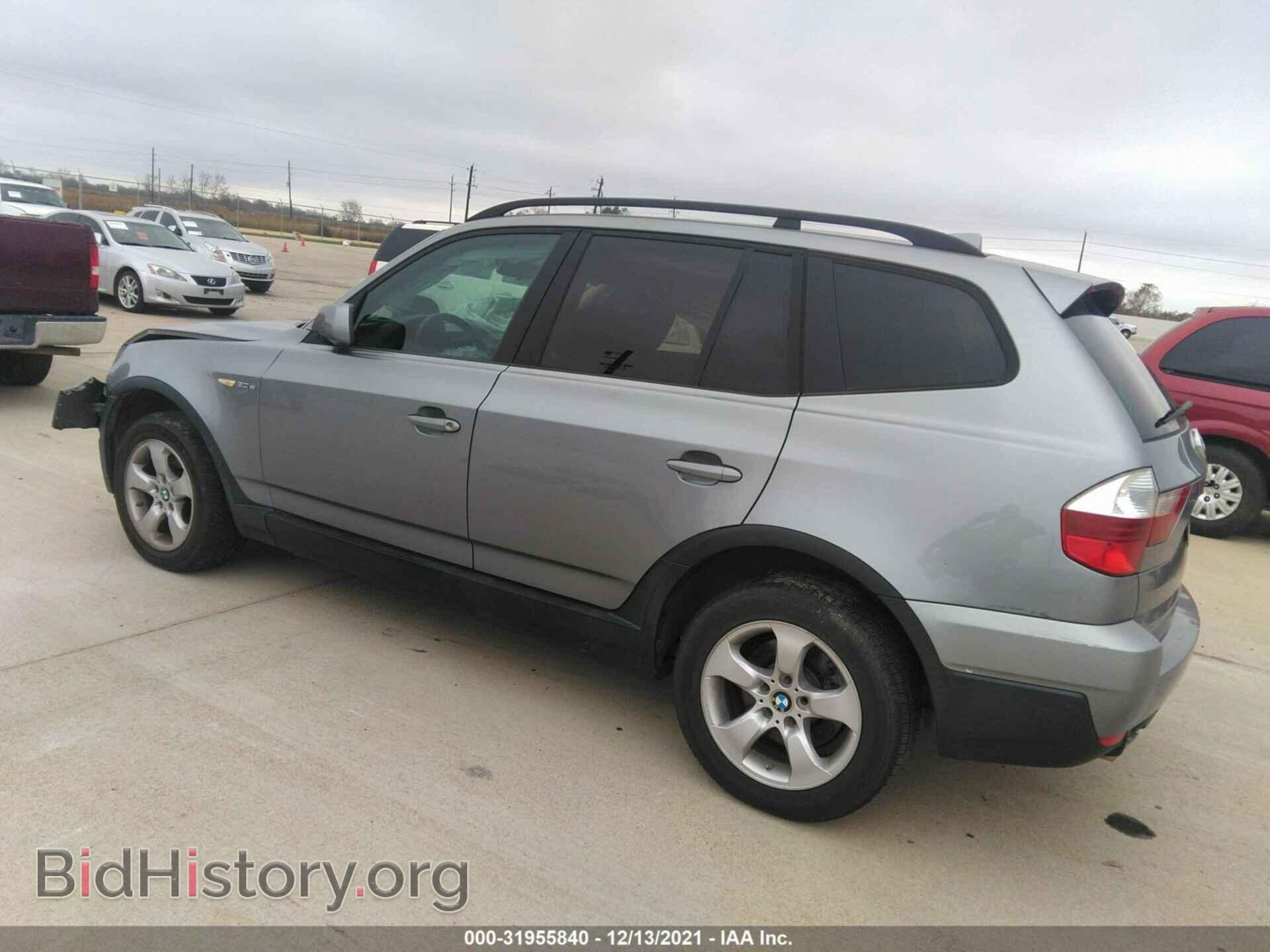 2007 BMW X3 - VIN: WBXPC93467WF10357 - Фото 3