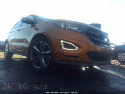 2015 Ford EDGE Sport, оранжевый — VIN 2FMPK3AP0FBB02441, IAAI