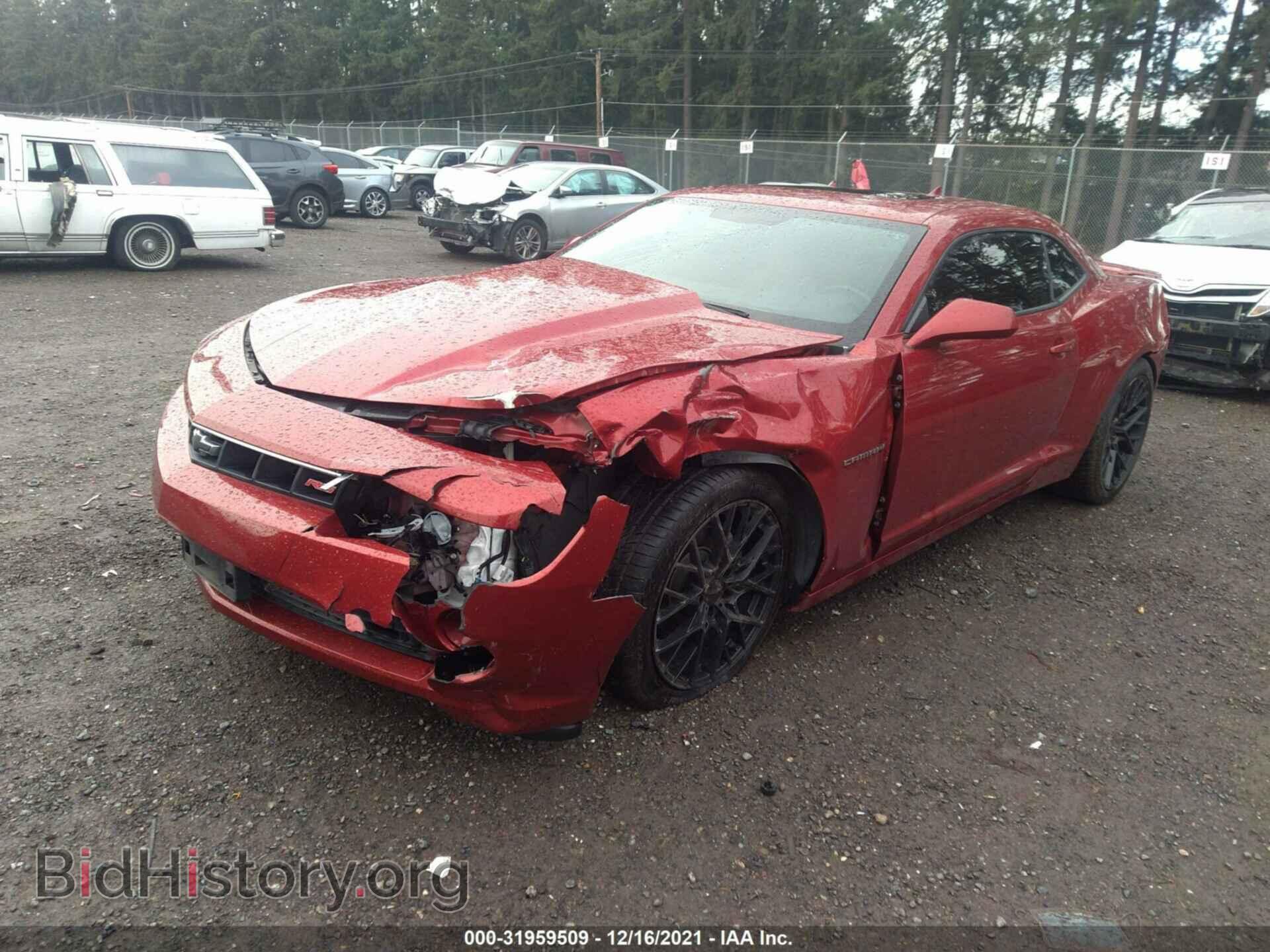 2014 CHEVROLET CAMARO - VIN: 2G1FC1E38E9156397 - Фото 2