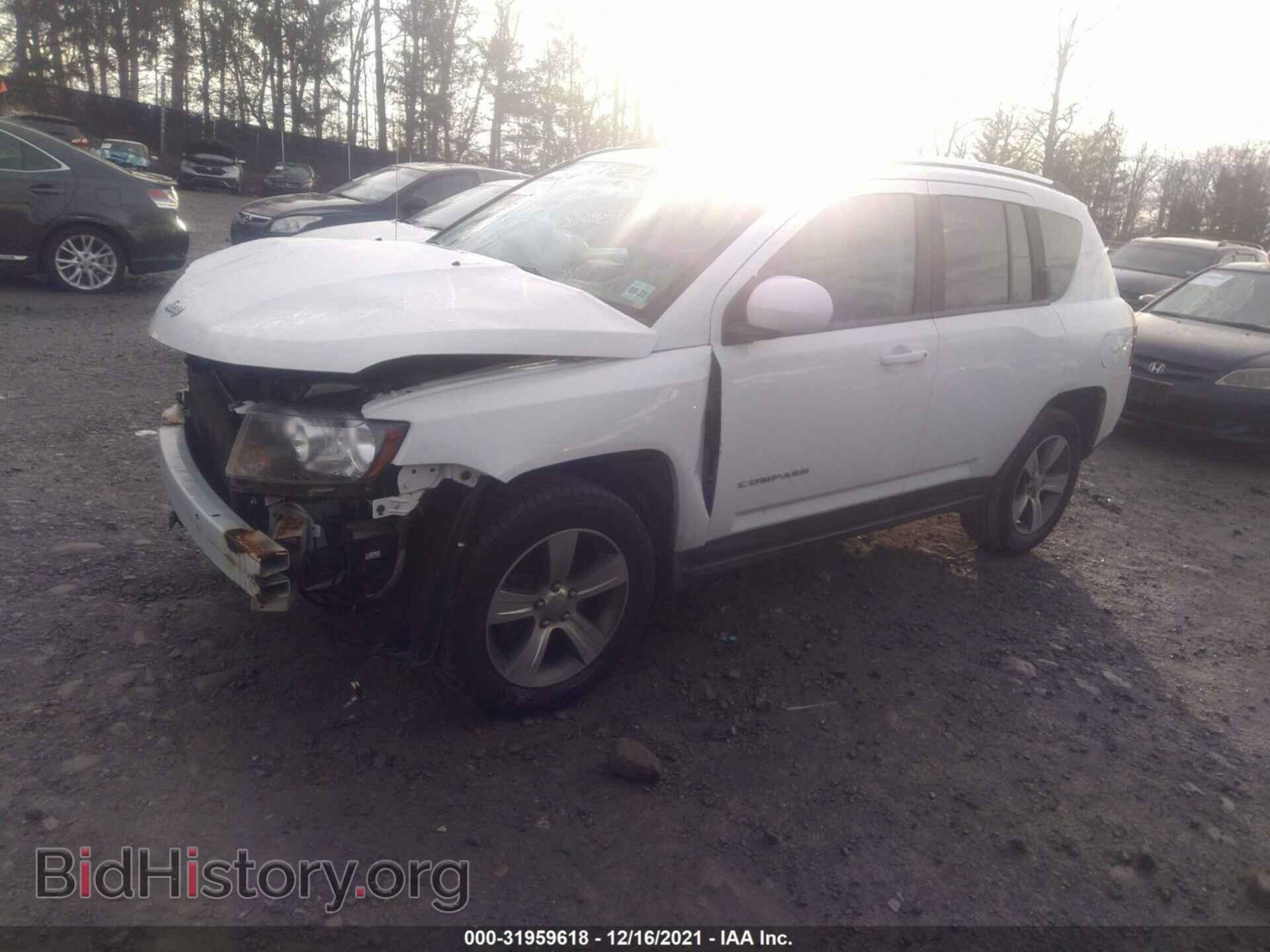 2016 JEEP COMPASS - VIN: 1C4NJDEB2GD772457 - Фото 2