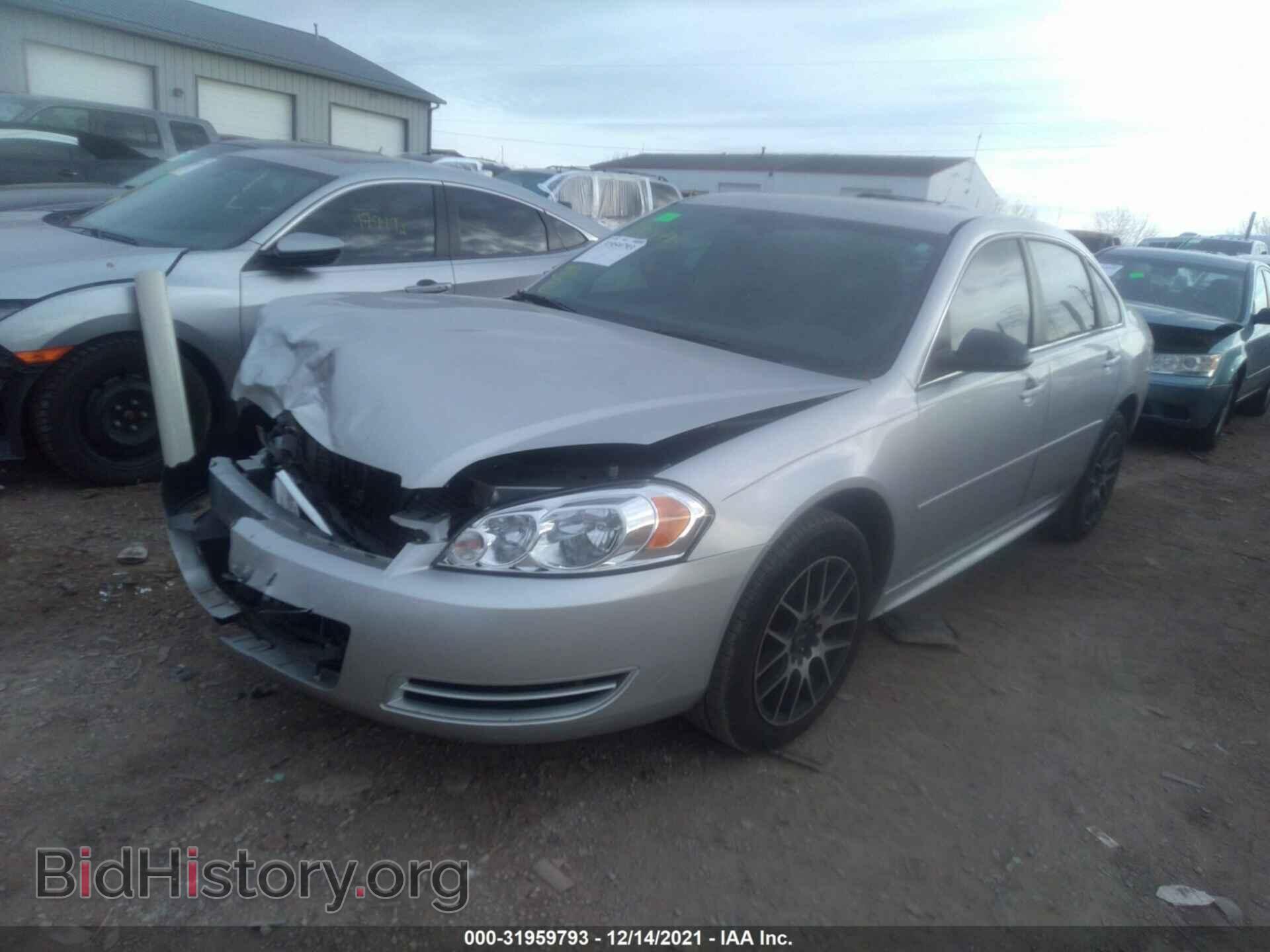 2011 CHEVROLET IMPALA - VIN: 2G1WF5EK5B1322455 - Фото 2
