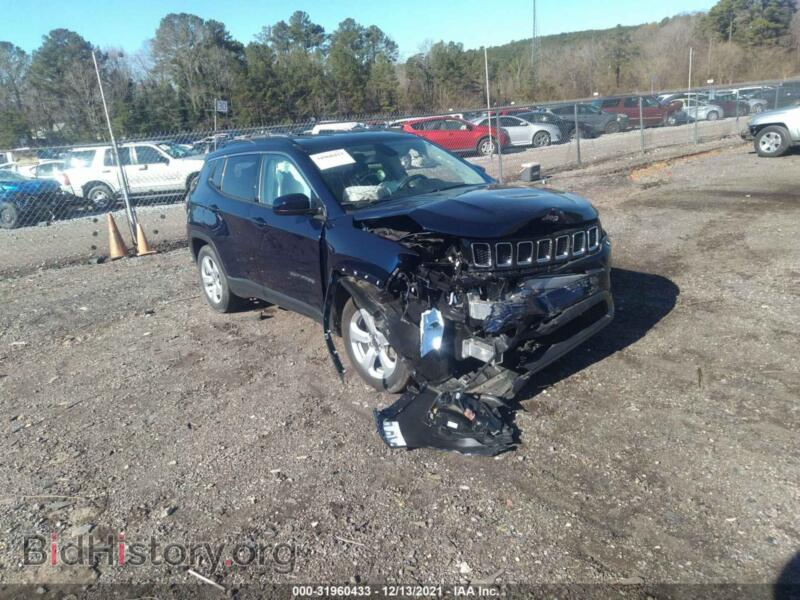 2021 Jeep COMPASS Latitude (VIN 3C4NJCBB0MT523062) — фото 1 из 11, IAAI, повреждение: передняя часть