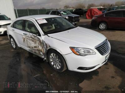 2013 Chrysler 200 Limited, white — VIN 1C3CCBCG9DN508263, IAAI