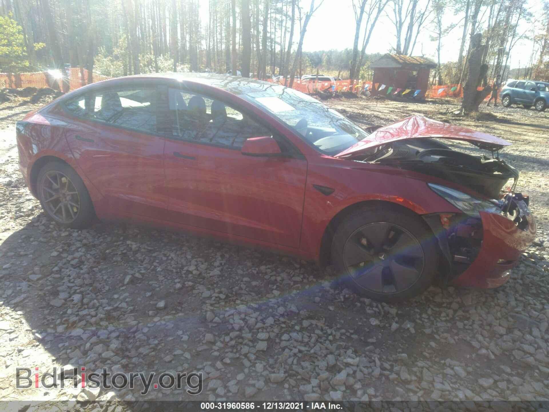 Photo 5YJ3E1EB2MF848967 - TESLA MODEL 3 2021