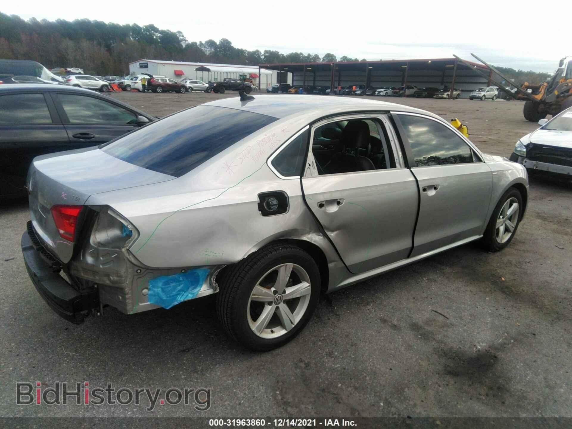 2014 VOLKSWAGEN PASSAT - VIN: 1VWAT7A36EC059120 - Фото 4