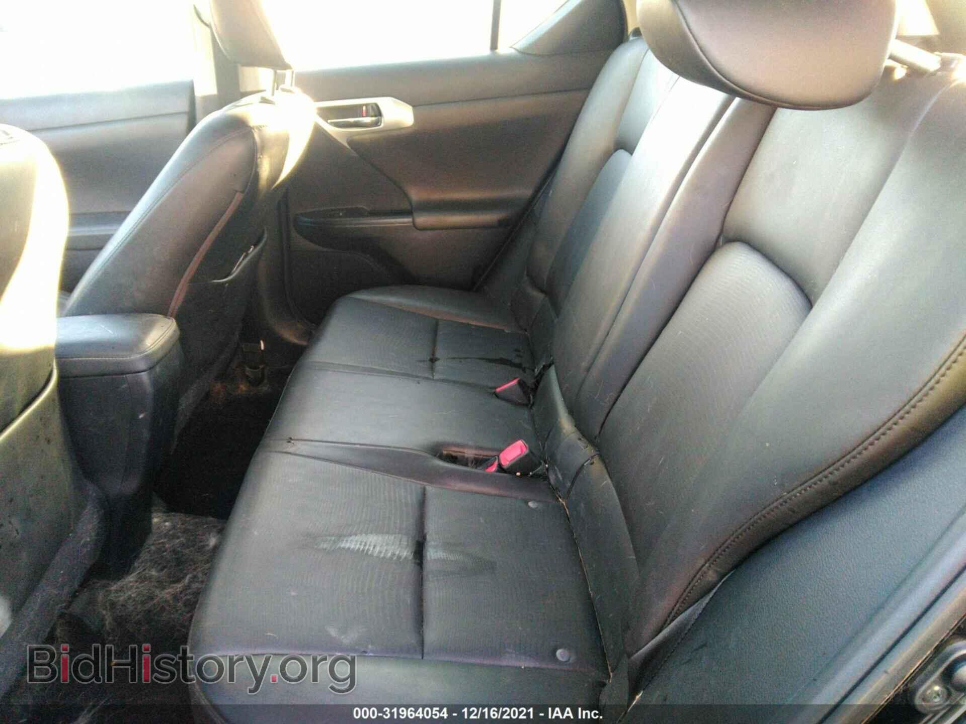 2012 LEXUS CT 200H - VIN: JTHKD5BH9C2073386 - Фото 8