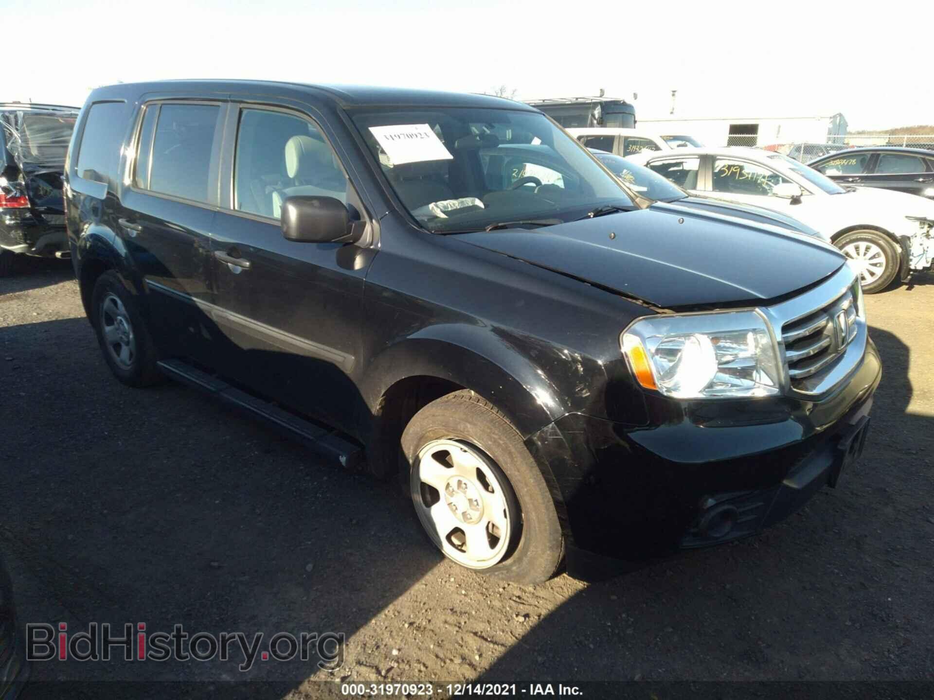 Photo 5FNYF4H25DB055923 - HONDA PILOT 2013