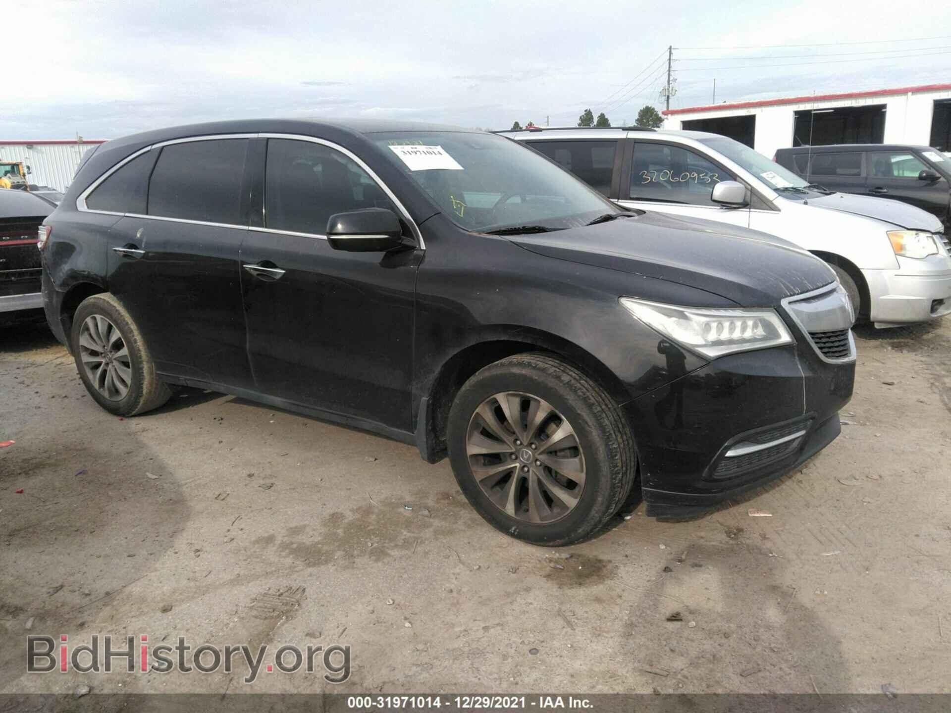 Photo 5FRYD3H40EB005397 - ACURA MDX 2014