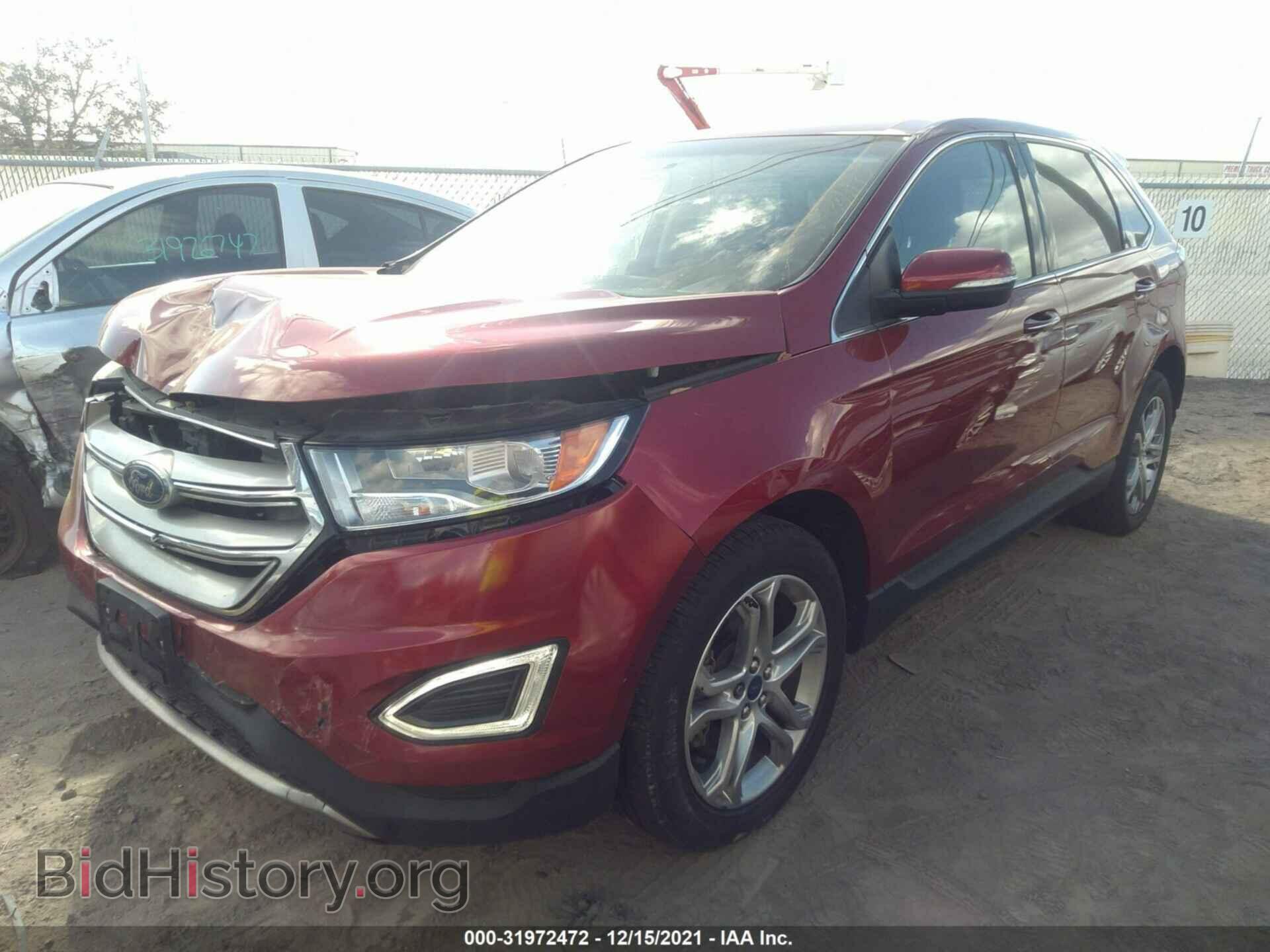 2016 FORD EDGE - VIN: 2FMPK4K80GBB21778 - Фото 2