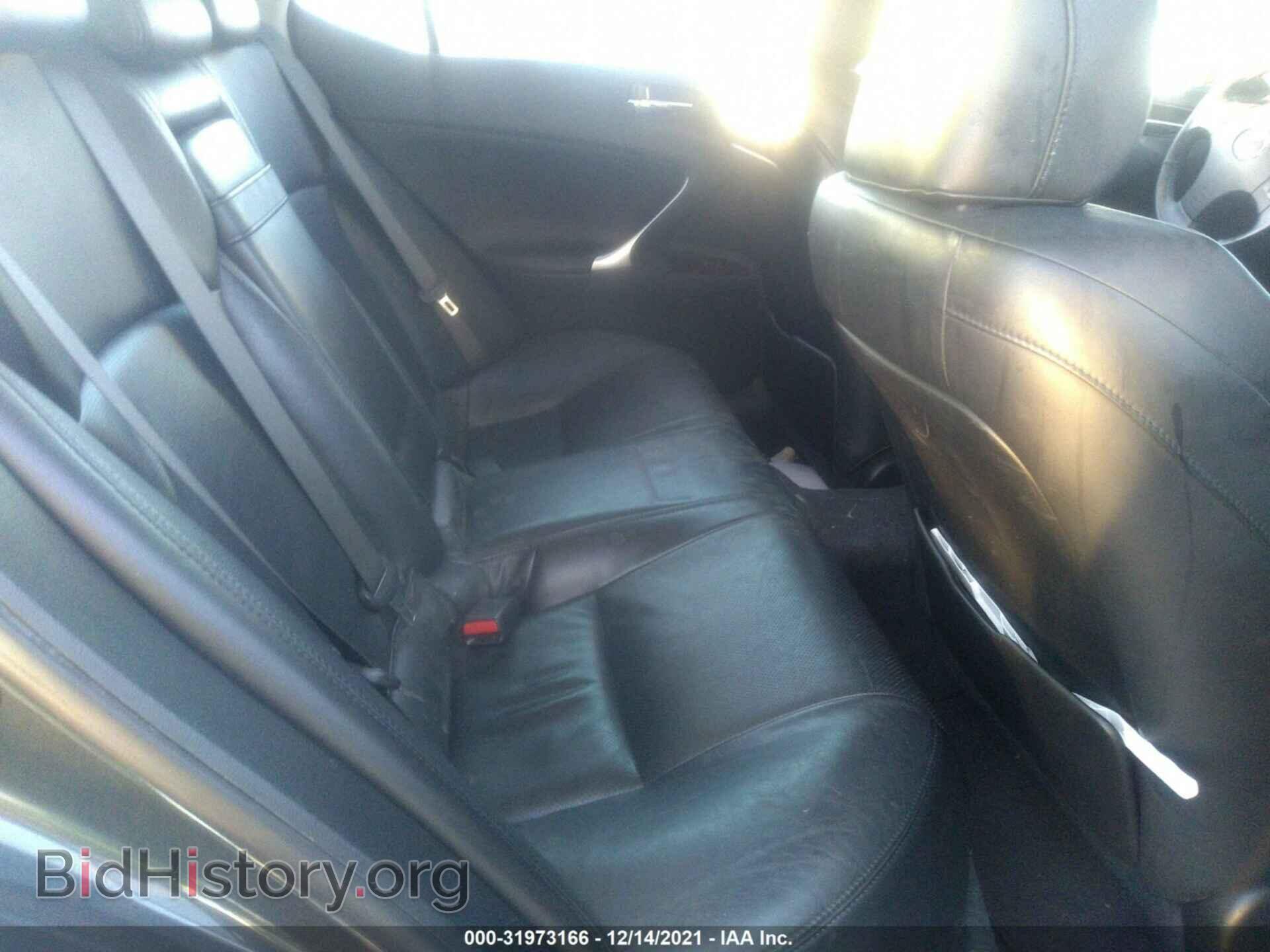 2006 LEXUS IS 350 - VIN: JTHBE262765010145 - Фото 8