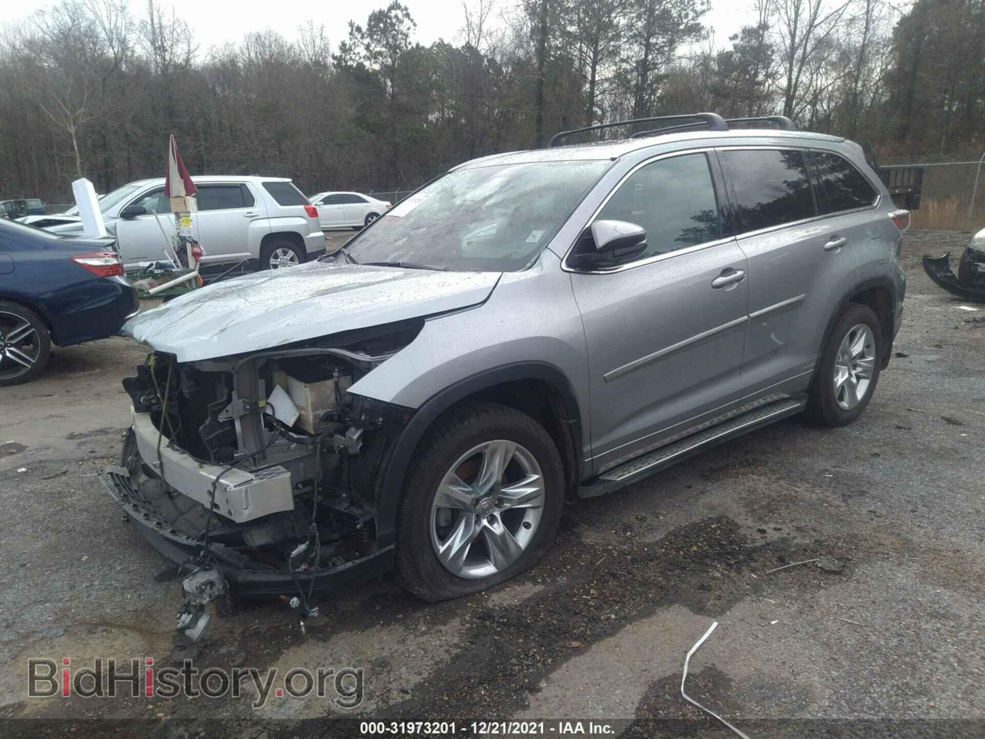 2014 TOYOTA HIGHLANDER - VIN: 5TDYKRFH8ES010908 - Фото 2