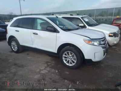 2014 Ford EDGE SE, белый — VIN 2FMDK3GC4EBA68607, IAAI