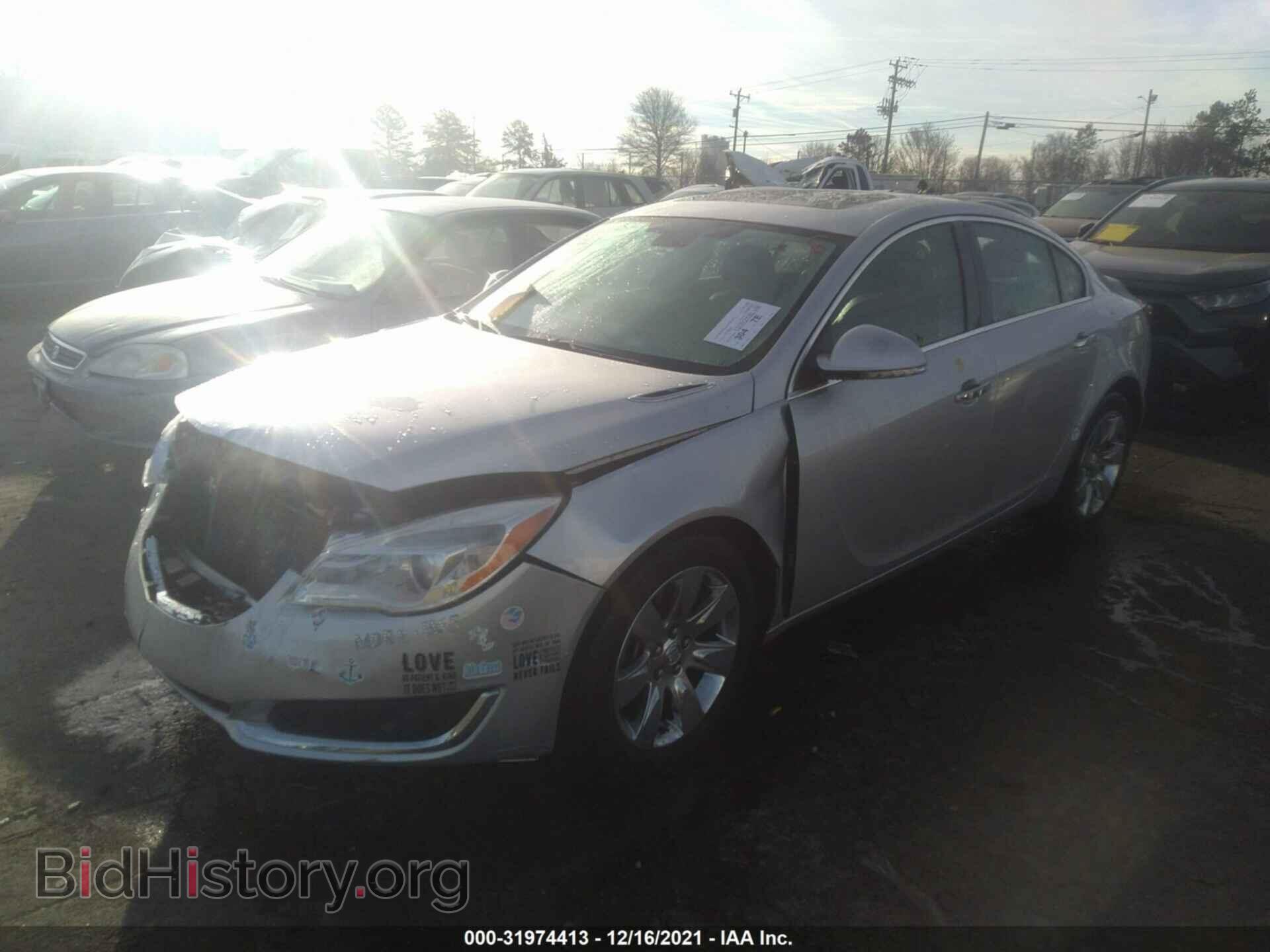 2014 BUICK REGAL - VIN: 2G4GN5EX9E9168148 - Фото 2