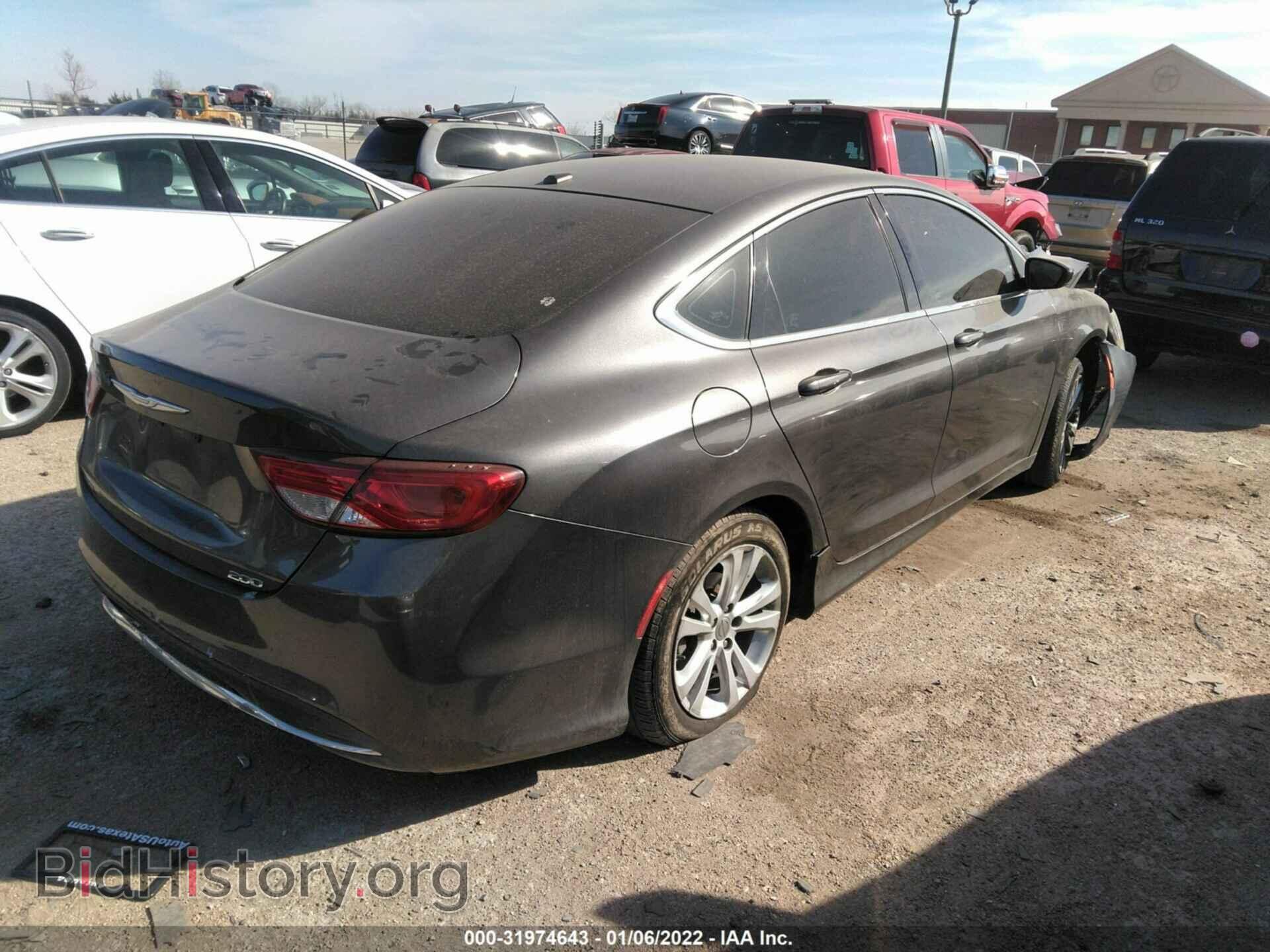 2015 CHRYSLER 200 - VIN: 1C3CCCAB8FN644884 - Фото 4
