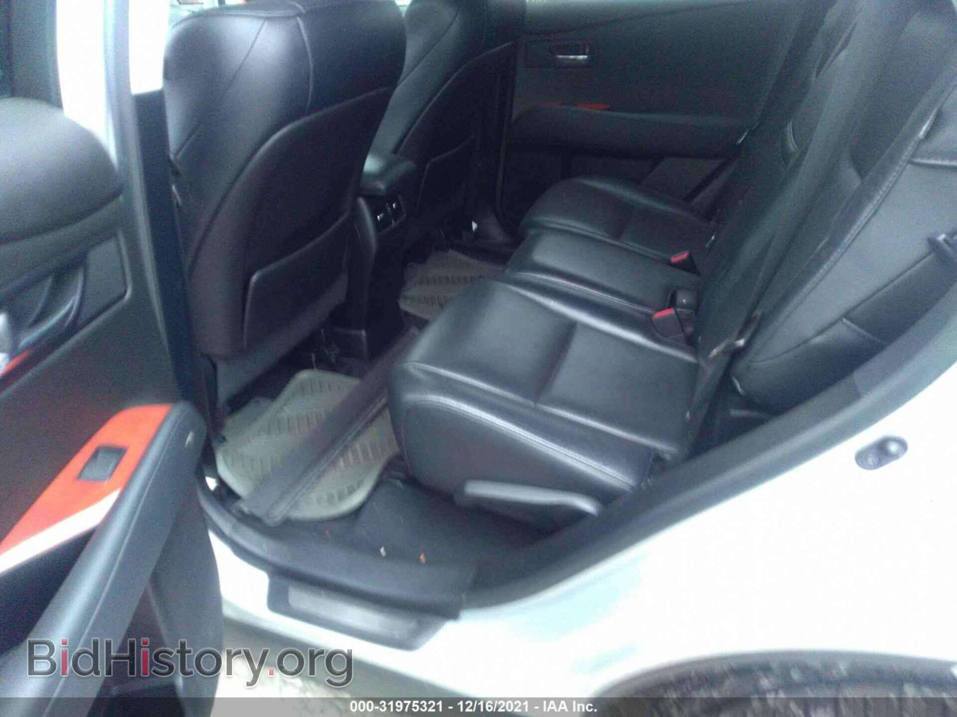 2011 LEXUS RX 350 - VIN: 2T2BK1BA3BC089050 - Фото 8