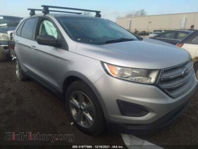 2015 Ford EDGE SE, silver — VIN 2FMTK3G96FBB72081, IAAI