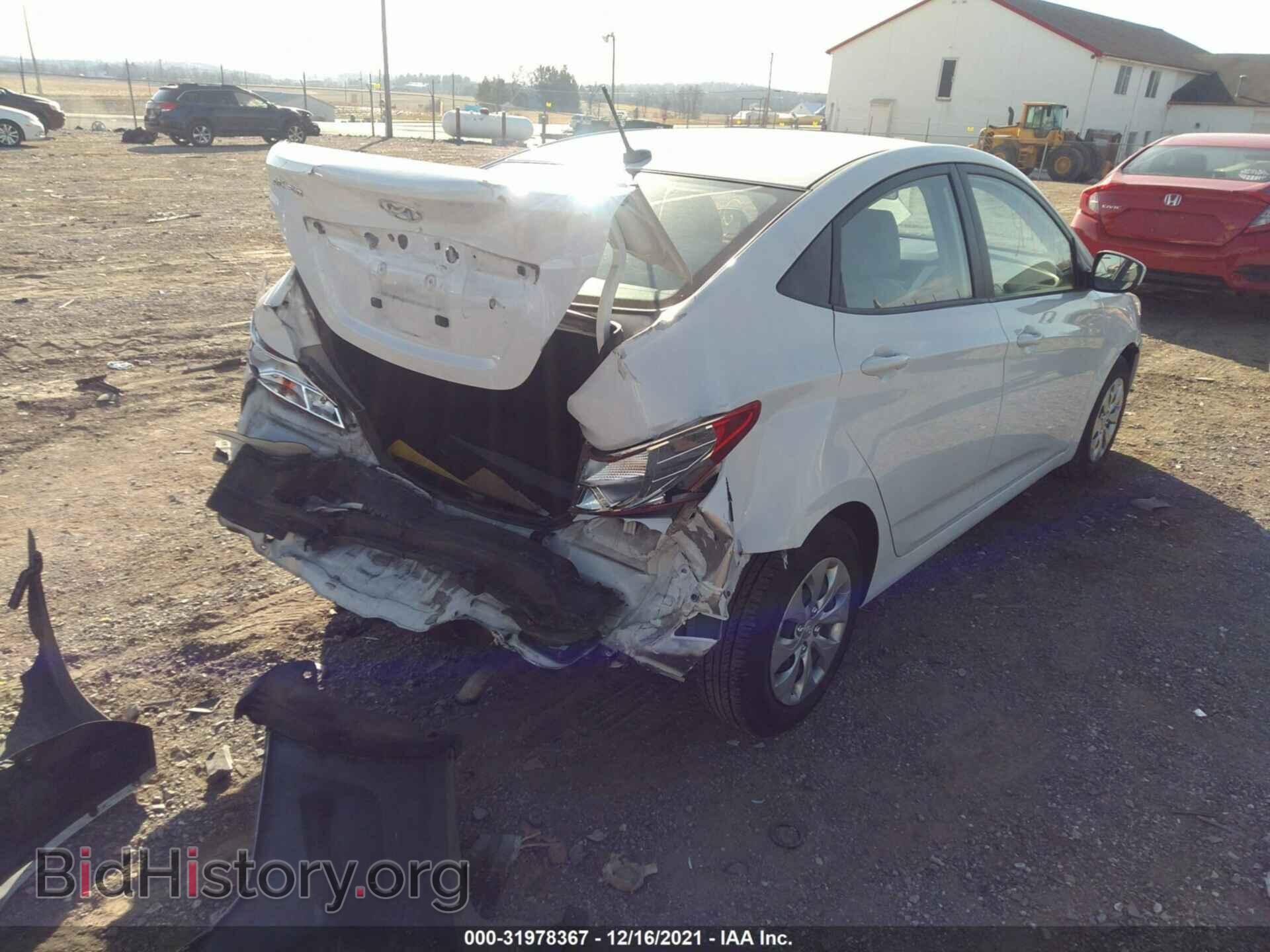 2017 HYUNDAI ACCENT - VIN: KMHCT4AE2HU369285 - Фото 4