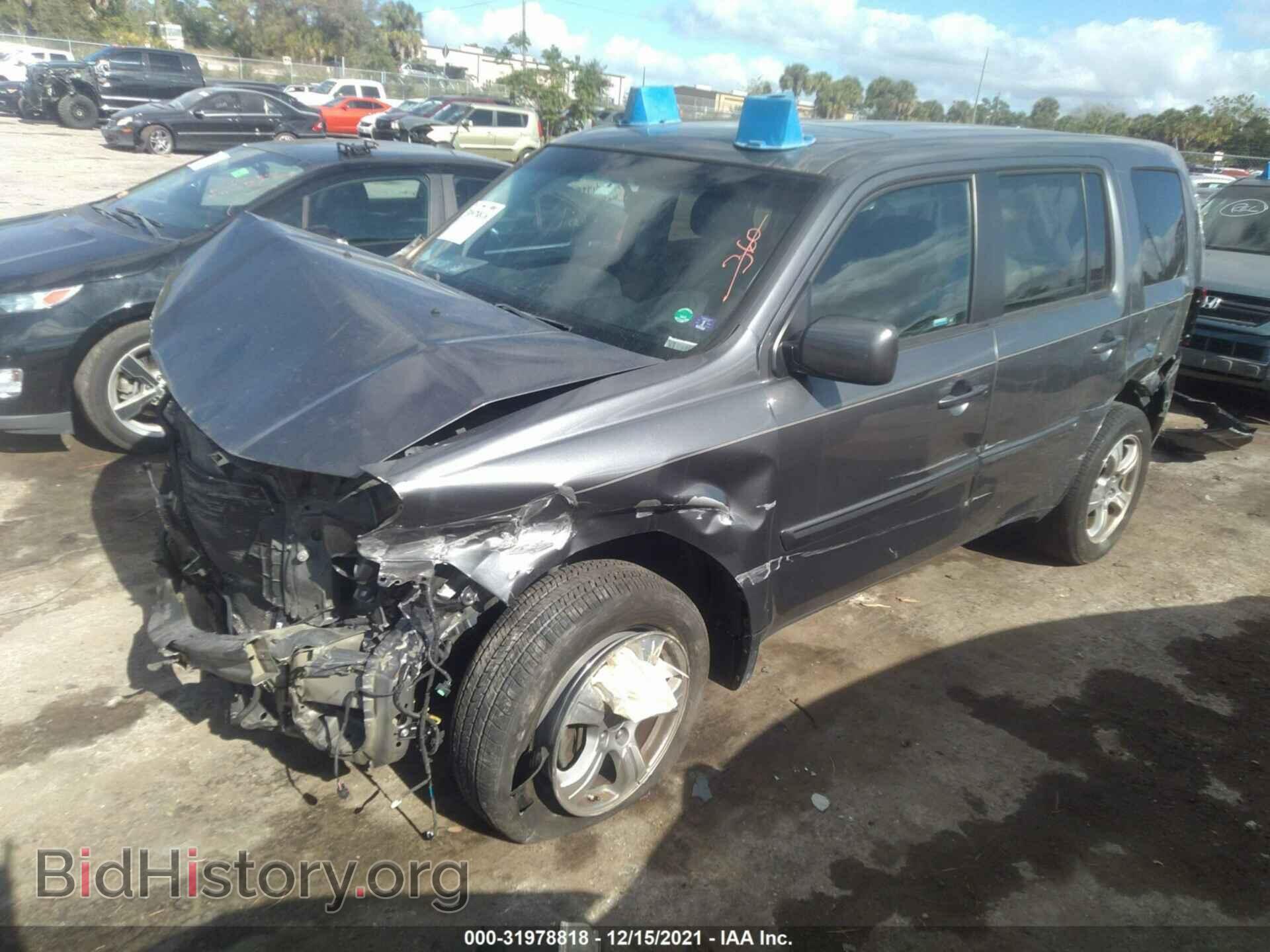 2012 HONDA PILOT - VIN: 5FNYF4H55CB047507 - Фото 2