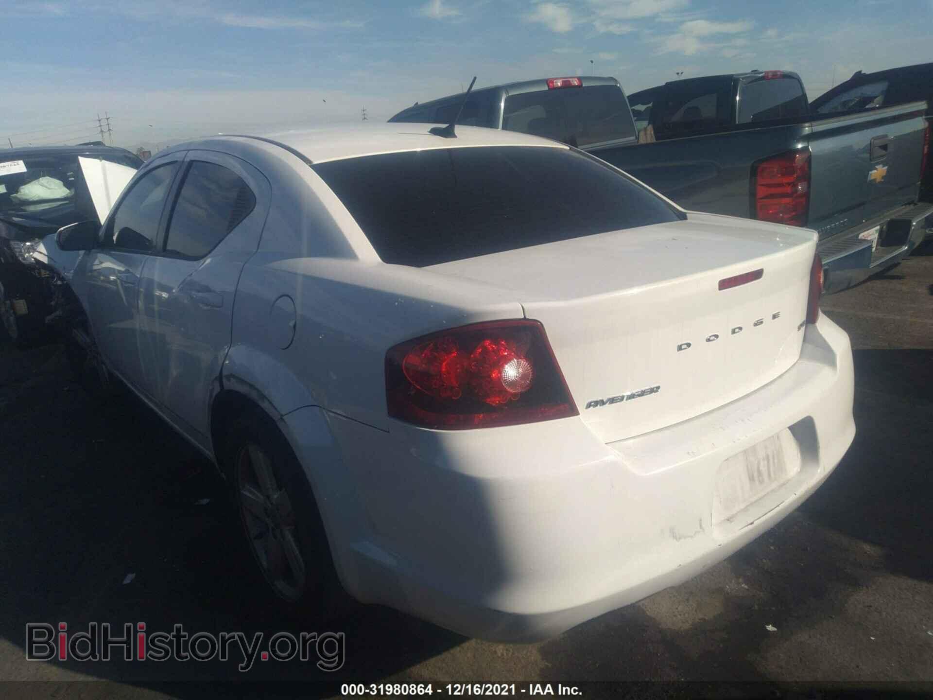 Фотография 1C3CDZCB0DN660684 - DODGE AVENGER 2013