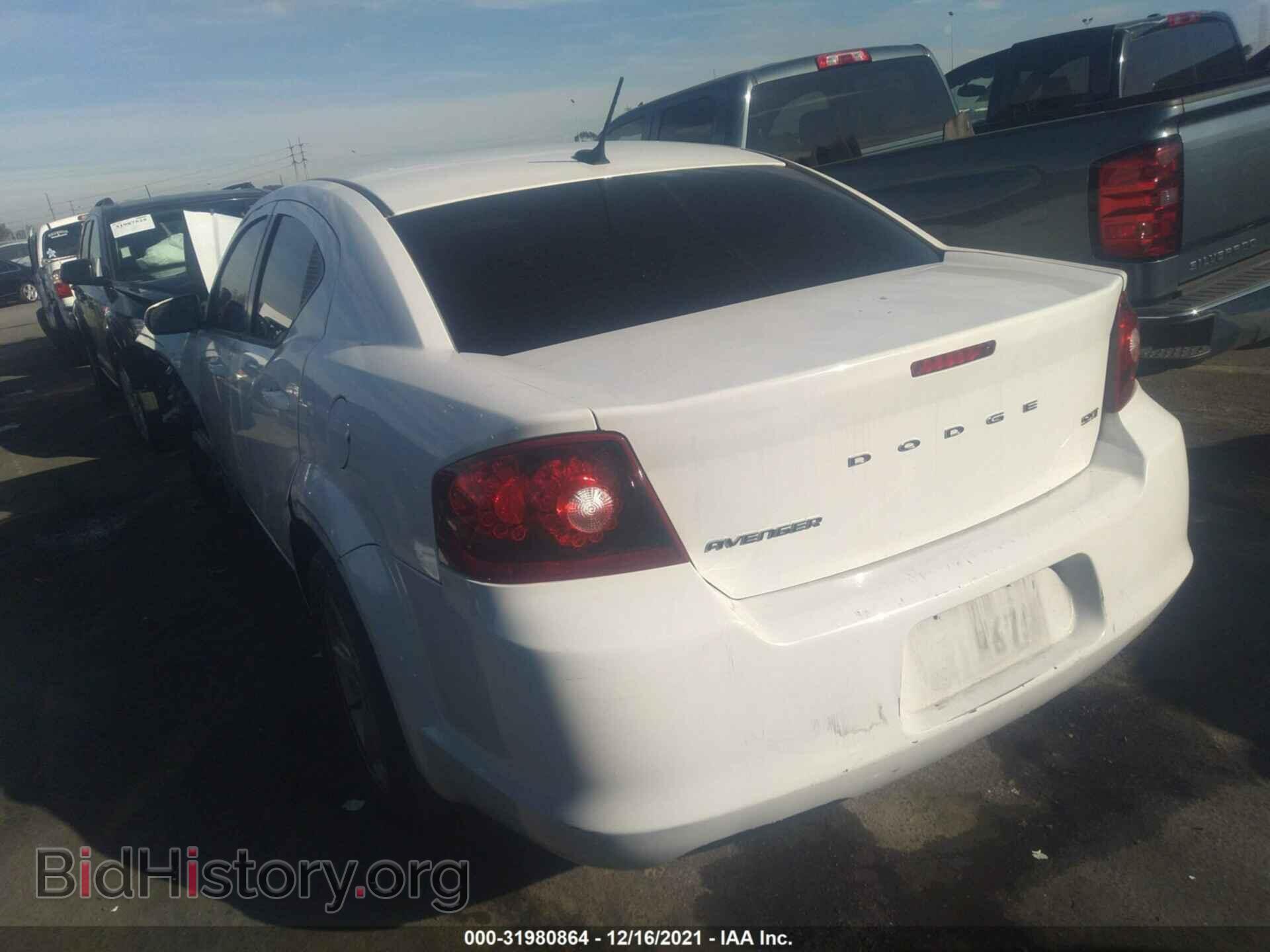 2013 DODGE AVENGER - VIN: 1C3CDZCB0DN660684 - Photo 3