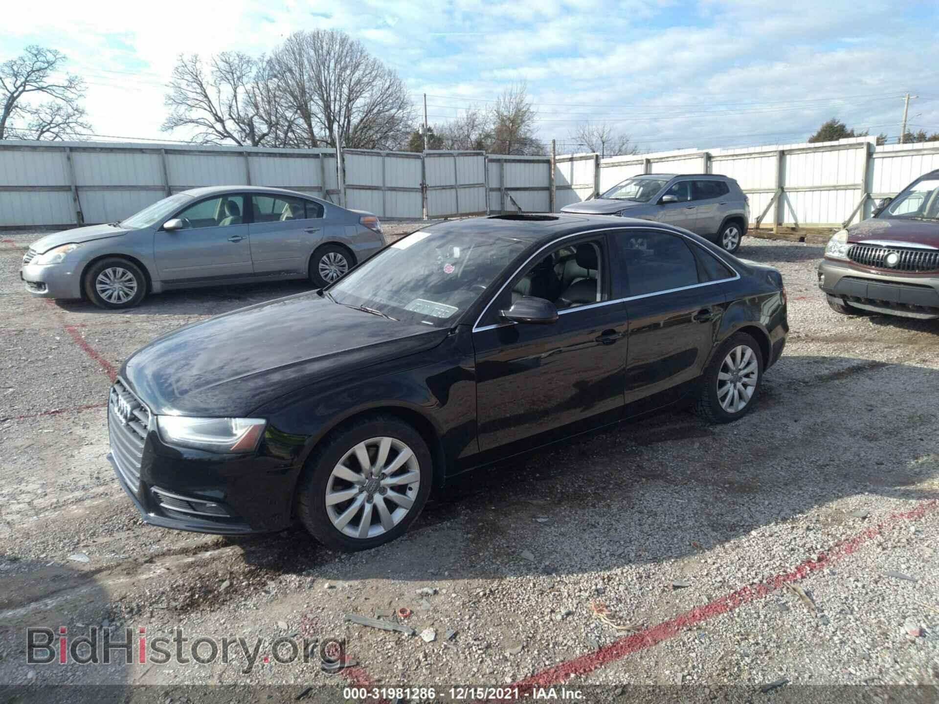 2013 AUDI A4 - VIN: WAUAFAFL8DN027799 - Фото 2