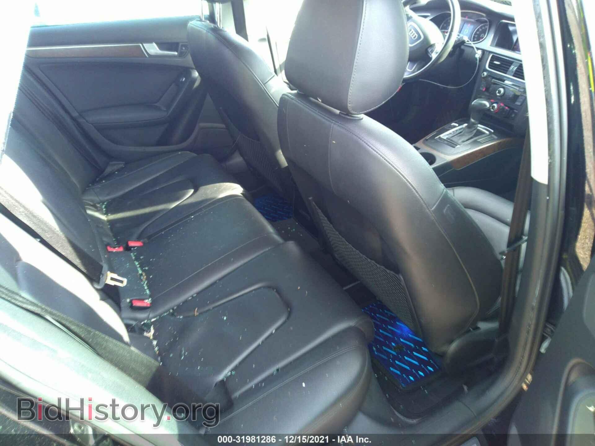 2013 AUDI A4 - VIN: WAUAFAFL8DN027799 - Фото 8